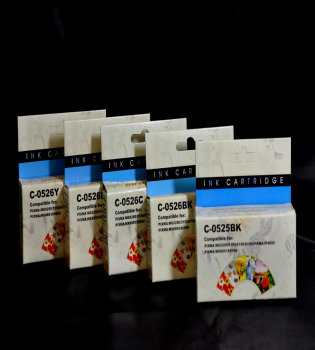Canon compatible inkjet cartridge PGI-525,CLI-526 series (with chip) Package